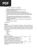 CHAPTER 3-Kinematics PDF Module