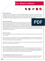 Blood Is A Mixture Worksheet-1