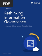 Ebook Rethinking Information Governance