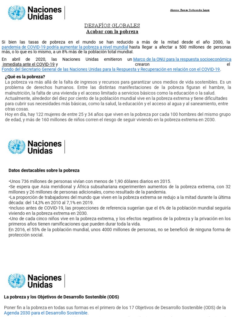 Fin de La Pobreza | PDF | Pobreza | Pobreza e indigencia