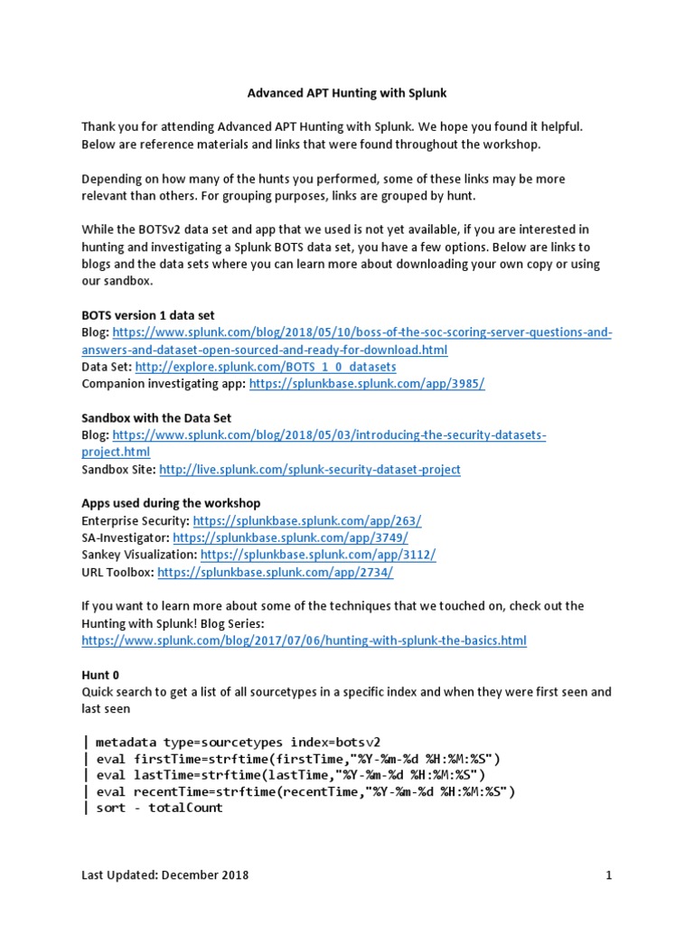Splunk Format Command