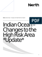 Indian Ocean - Changes To The High Risk Area - Update - North