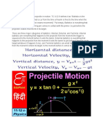 Ballistics Is The Study of A Projectile in Motion