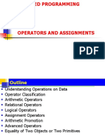 Part 02 - Java Basics 2 - Operators