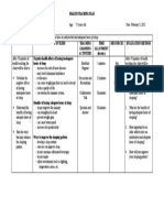 Healthcare - Health Teaching Plan - Inadequate Sleep