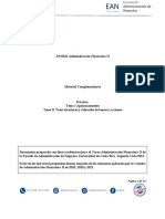 DN-0341 AdministraciÃ N Financiera II - PrÃ¡ctica Temas I y II