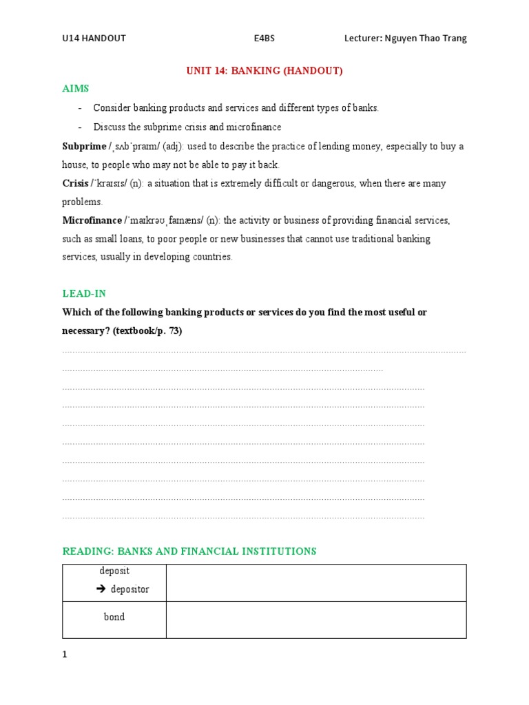 U14 Handout Download Free PDF Collateralized Debt Obligation