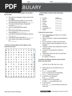 THINK L2 Unit 2 Vocabulary