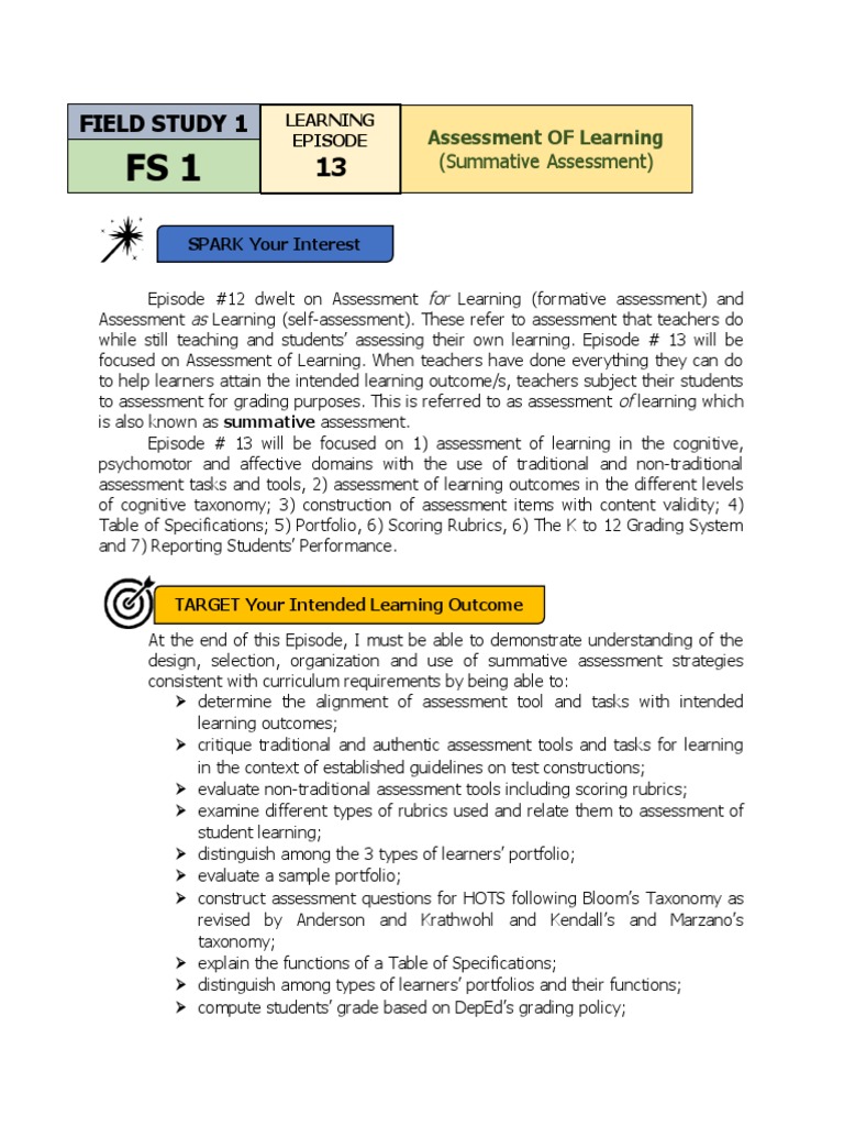 Fs 1 Episode 13 | PDF