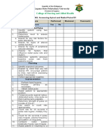 Assessing Pulse Checklisttttt