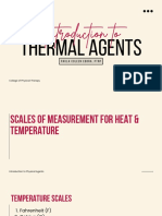 Introduction to Thermal Agents in Physical Therapy