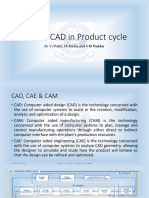 Role of CAD in Product Cycle A.Y. 2022
