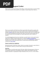 Download Vacation Request Letter by CoLe Palaganas SN59946539 doc pdf