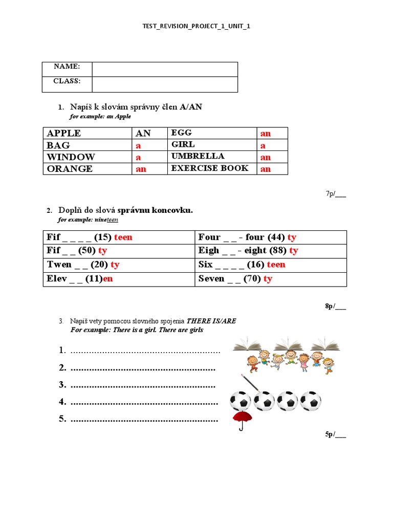 Project 1 Unit 1 Test Revision | PDF | Language Arts & Discipline