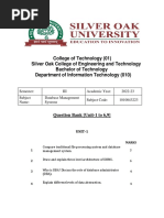 DBMS - Question Bank (Unit 1 To 6,9)