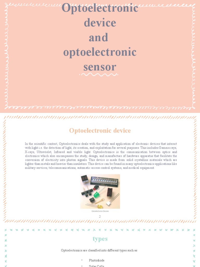 Optoelectronics PDF Optical Fiber Light Emitting Diode