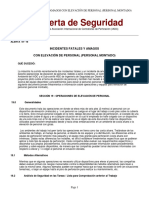 Alerta de Seguridad de La Asociación Internacional de Contratistas de Perforación (IADC)