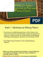 Powerpoint 1 (Aralin 1 - Sikolohiya NG Wikang Filipino)