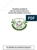 Jadwal Supervisi SDN 155 Gunung Rahayu Tahun 2020-2021-2022