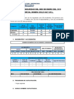 Informe de Seguridad Del Mes de Enero Del 2018