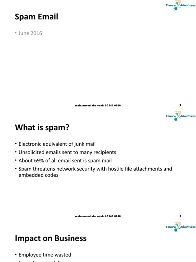 Spam Email | PDF