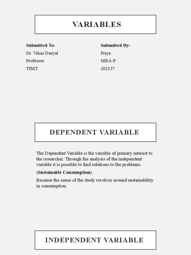 Sustainable Consumption Variables Analysis | PDF