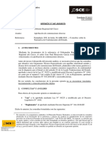 Opinión 047-2022 - GOB - REG.CUSCO - CONTRATACIONES DIRECTAS PDF