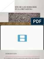 Vulneración de Los Derechos Humanos en La Dictadura