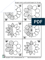 Kognitif Lembar Kerja Anak TK Meniru Pola 7