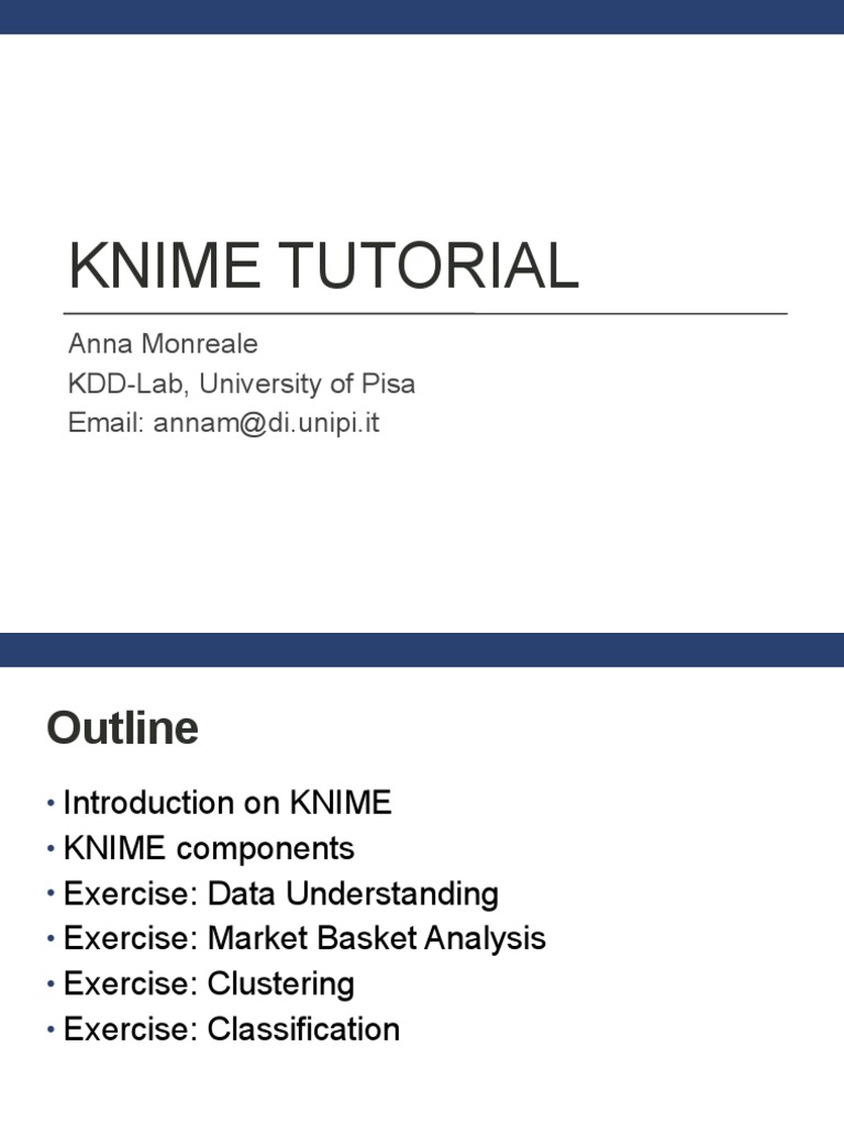Knime Machine Learning Tutorial