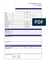 Ficha Postulante Escuela Profesional