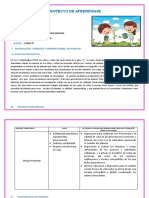 Proyecto de Aprendizaje - Conozco y Aprendo Sobre Las Plantas-Del 12 Al 30 de Setiembre 2022