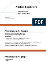 Analisis Financiero 2022-2 - Agosto 04 de 2022