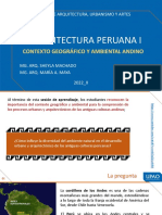 Arquitectura peruana y contexto geográfico