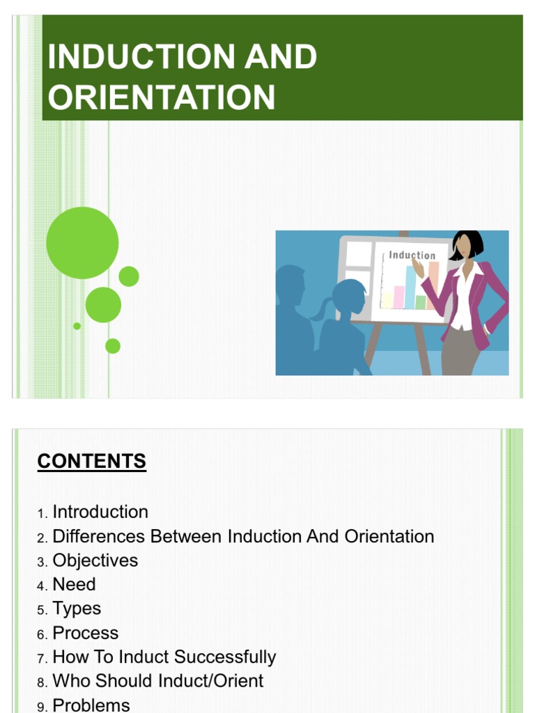 Induction and Orientation PDF