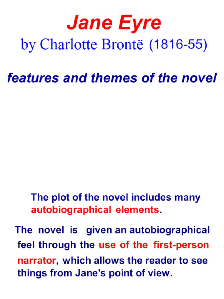 Jane Eyre Features and Themes 1 PDF