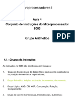 Microprocessador 8085 Instruções Aritméticas