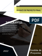 Avance 3 Gestión de Proyectos