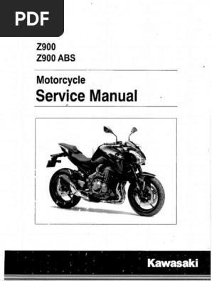 Manual de Serviço Kawasaki Z900 | PDF