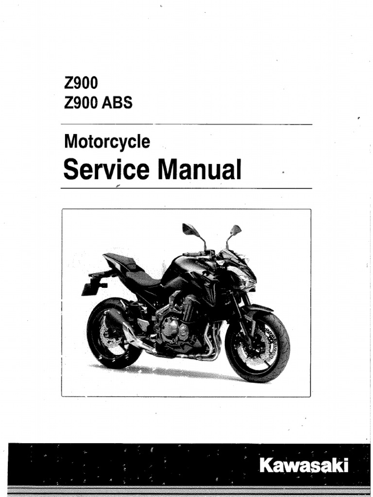 Manual de Serviço Kawasaki Z900 | PDF