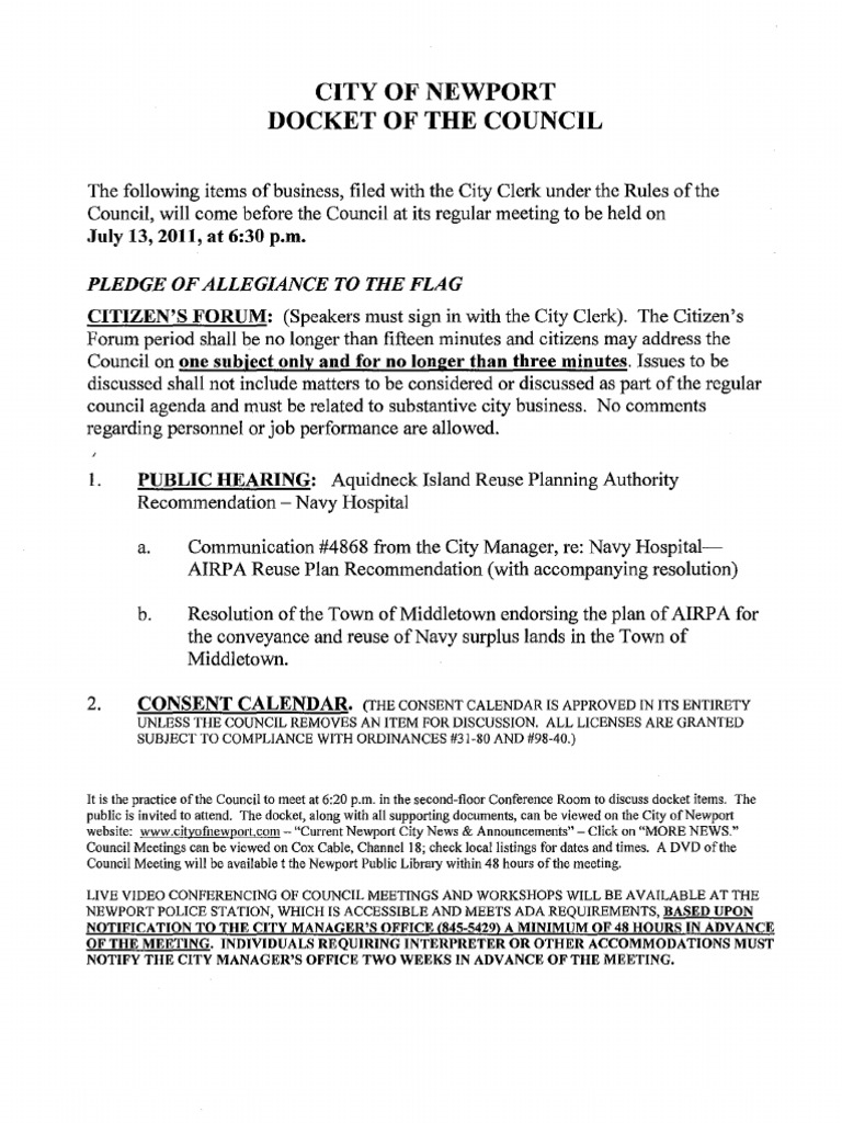 07 13 Council Docket Land Lot Constitutional Amendment Free 30