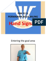 Hand Signal For Handball