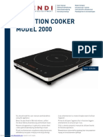 Induction Cooker MODEL 2000