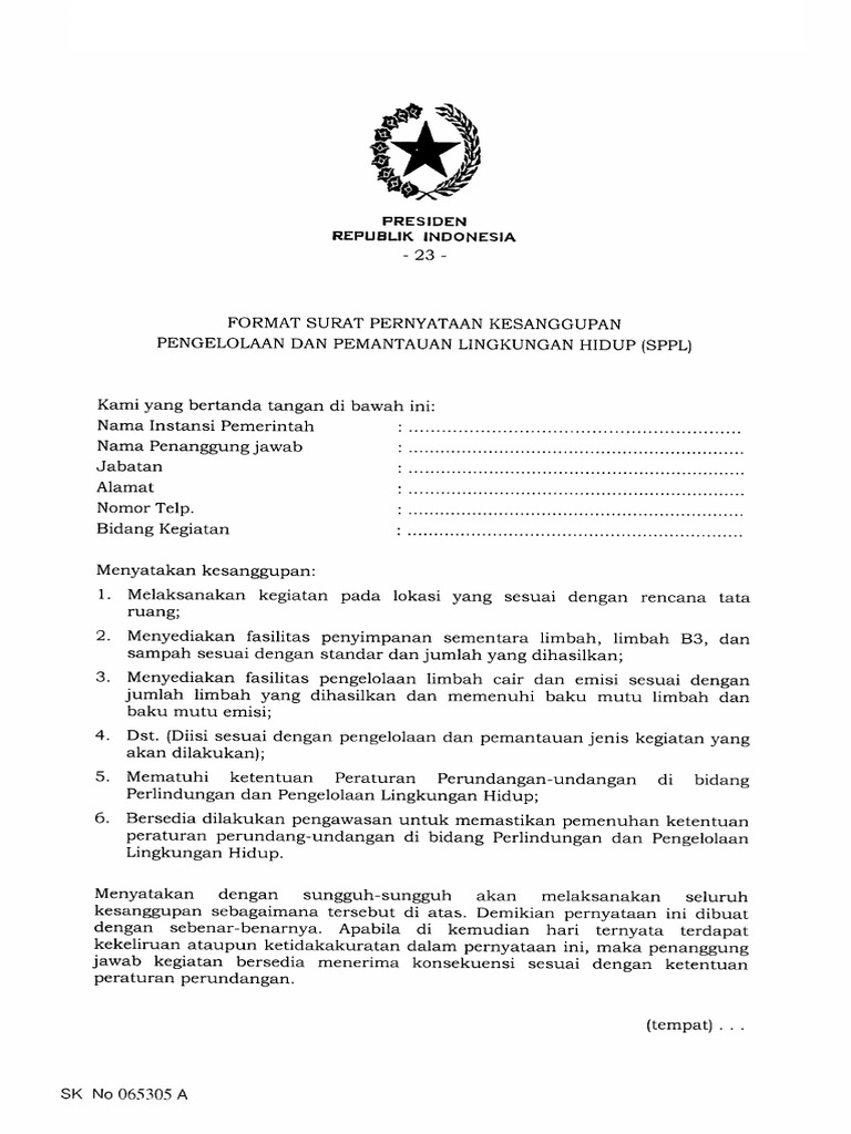 Format SPPL | PDF | Hukum