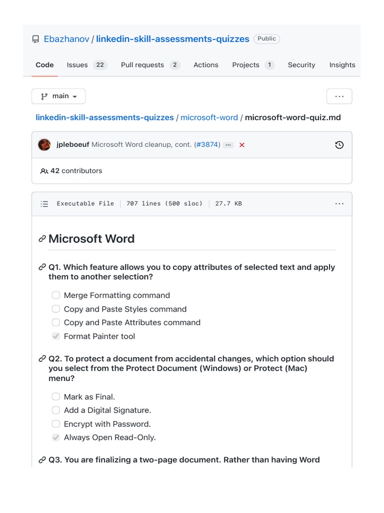 Linkedin-Skill-Assessments-Quizzes-Microsoft-Word-Quiz - MD at Main ...