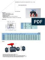 Valvula de Paso de PVC SP