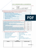 Hoja de Trabajo Semana 1 - Introducción de Estadística. 2022