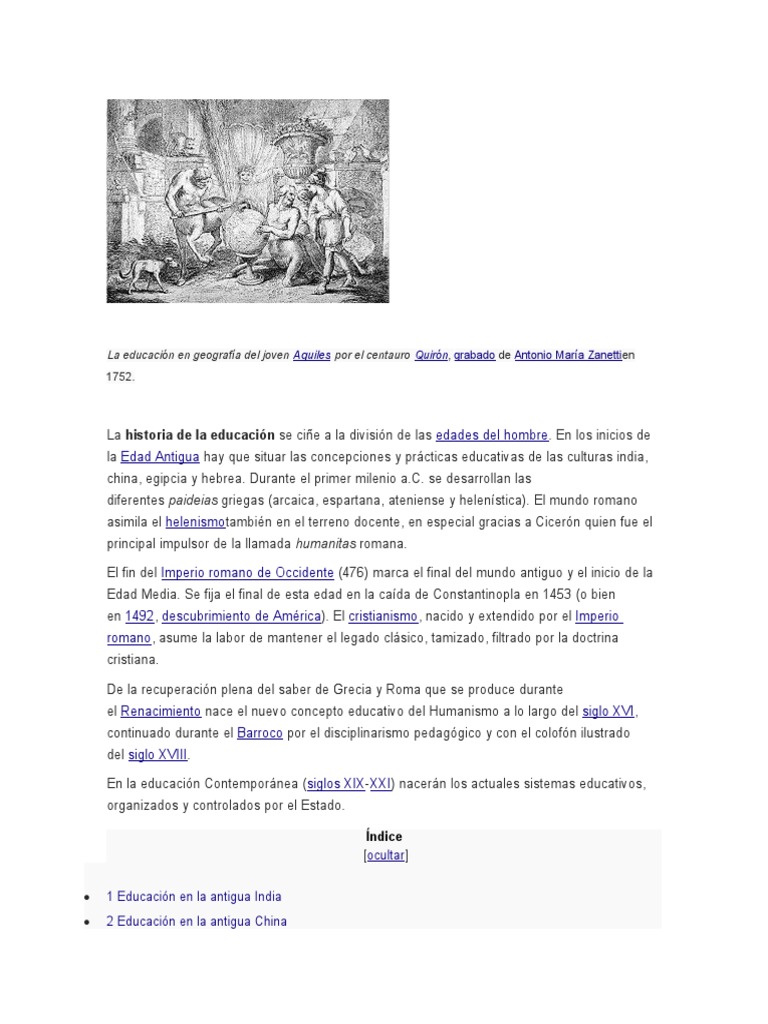 Historia de la educación antigua | PDF | Antigua Grecia | Esparta
