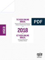 TIC Kids Online Brasil 2018: Pesquisa sobre o uso da internet por crianças e adolescentes