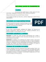 Guía para Examen Primer Parcial de Contabilidad de Sociedades